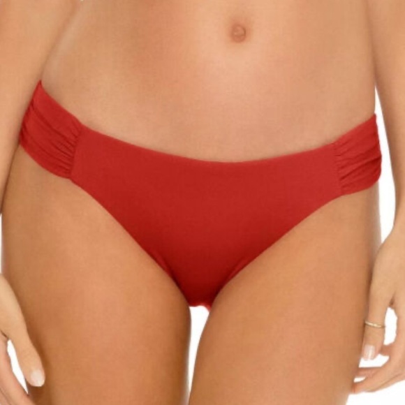 NWT Becca by Rebecca Virtue Adella Color Code Hipster Bikini Bottoms Adobe - Picture 1 of 5